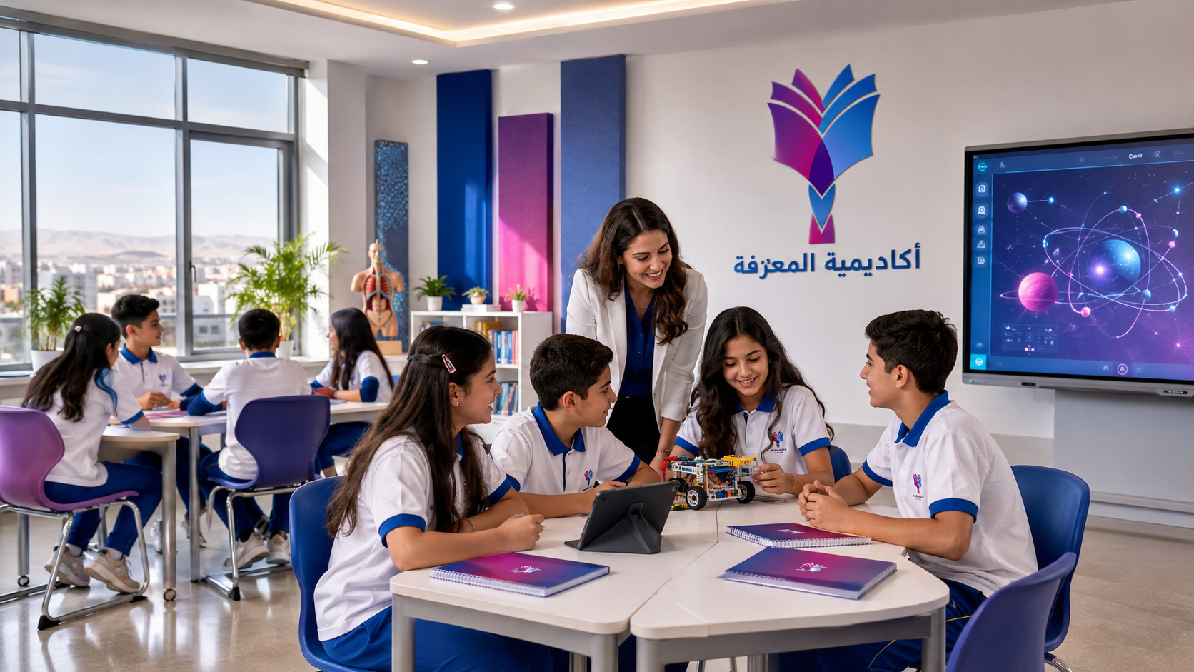 طلاب  أكاديمية المعرفة